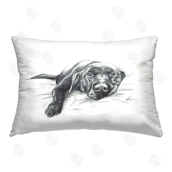 stupell industries Lindsay Kivi Fine Art | Naptime Black Labrador