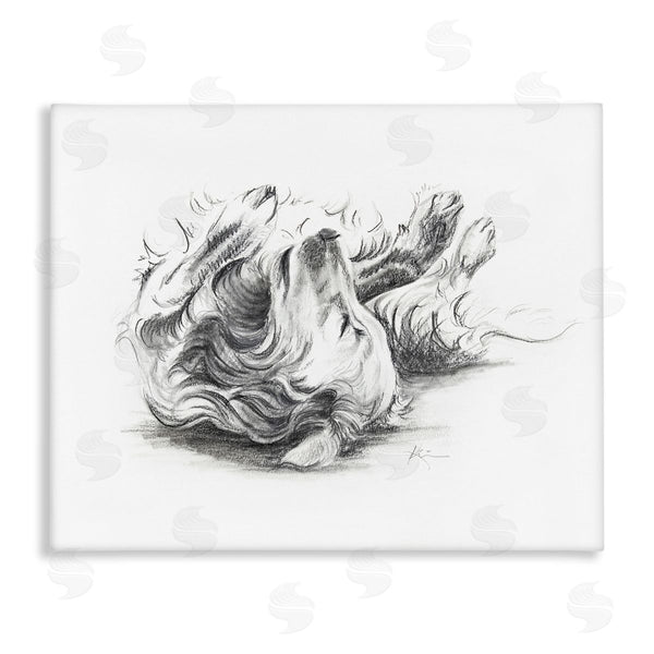 stupell industries Lindsay Kivi Fine Art | Naptime Dog Drawing Wall Art