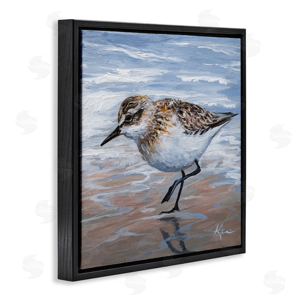 Stupell Industries Lindsay Kivi Fine Art | Sand Piper Shore Painting