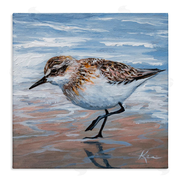 stupell industries Lindsay Kivi Fine Art | Sand Piper Shore Painting