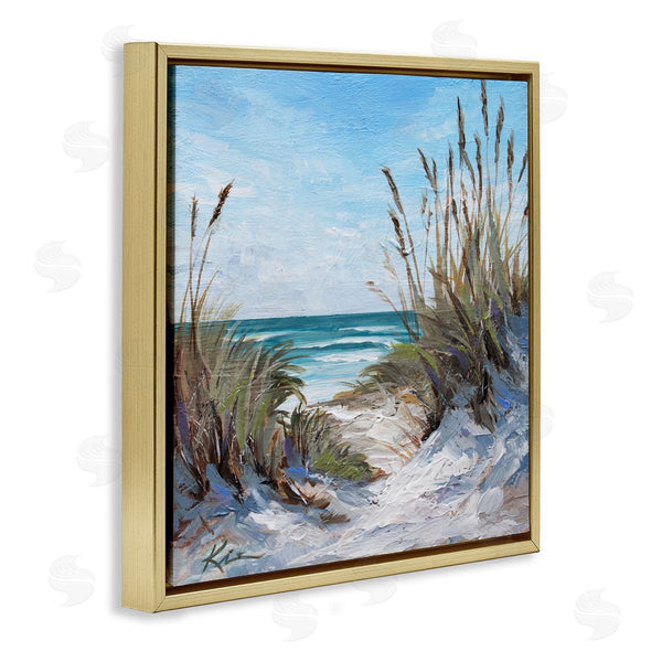Stupell Industries Lindsay Kivi Fine Art | Seascapes Through Grasses
