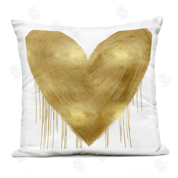 Stupell Industries Lindsay Rodgers | Modern Glam Heart Shape Printed Throw Pillow