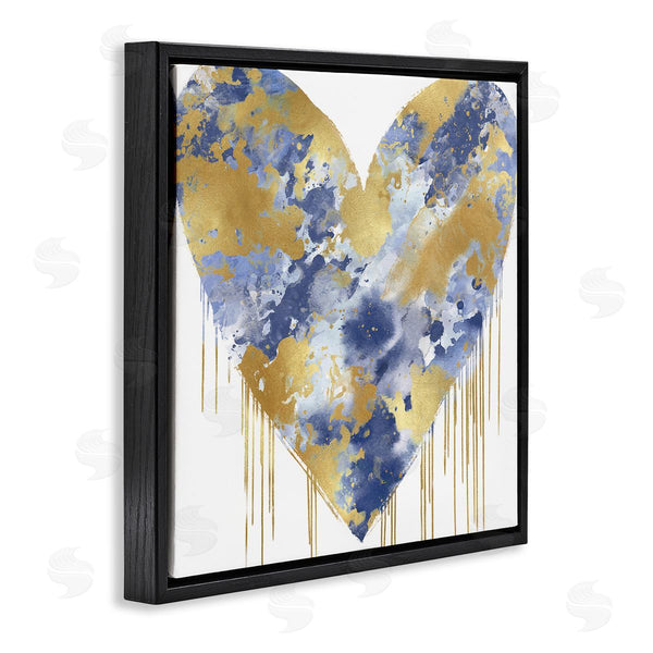 Stupell Industries Lindsay Rodgers | Urban Blue Graffiti Heart Wall Art