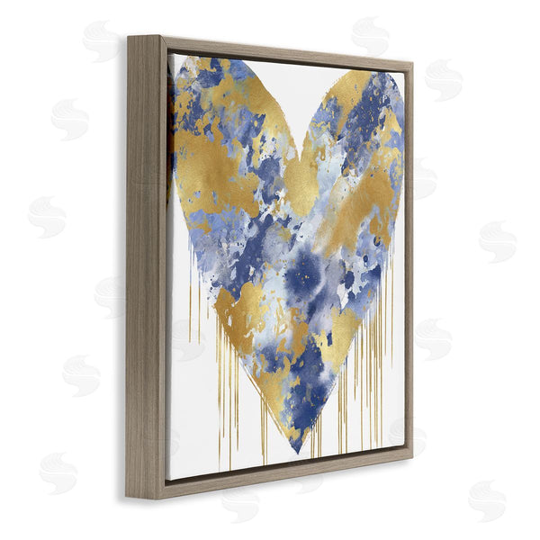 Stupell Industries Lindsay Rodgers | Urban Blue Graffiti Heart Wall Art