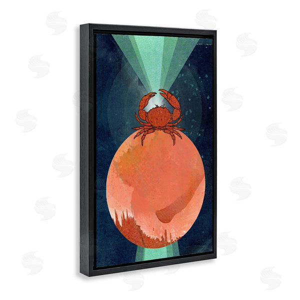 Stupell Industries Lindsey Newman | Surreal Crab On Sphere Wall Art