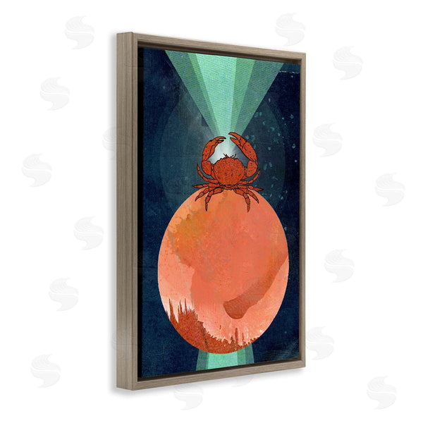 Stupell Industries Lindsey Newman | Surreal Crab On Sphere Wall Art