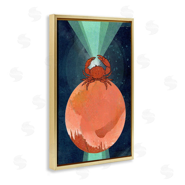 Stupell Industries Lindsey Newman | Surreal Crab On Sphere Wall Art
