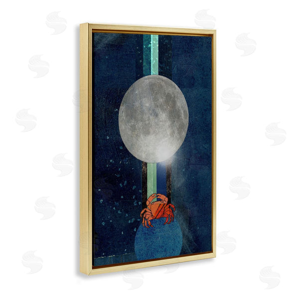 Stupell Industries Lindsey Newman | Surreal Crab Outer Space