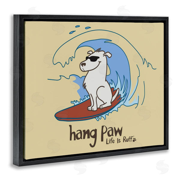 Stupell Industries LIR | Hang Paw Surfing Dog Wall Art
