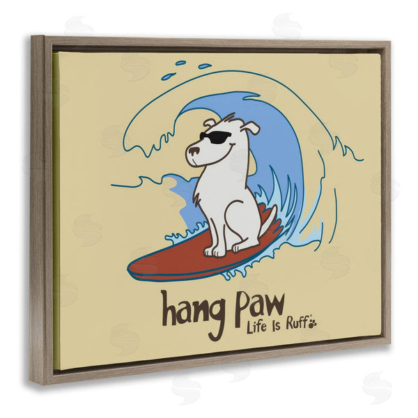 Stupell Industries LIR | Hang Paw Surfing Dog Wall Art