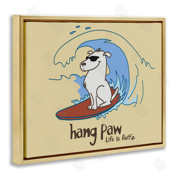 Stupell Industries LIR | Hang Paw Surfing Dog Wall Art