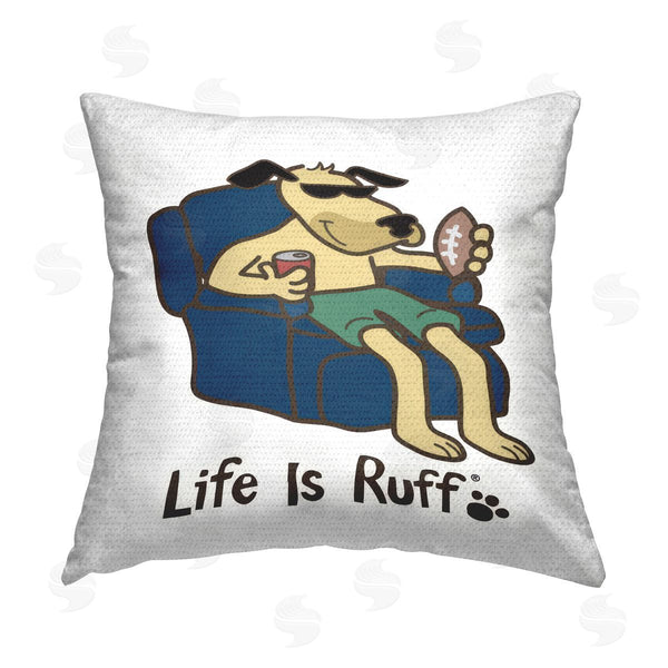 Stupell Industries LIR | Lounging Dog With Football Printed Throw Pillow