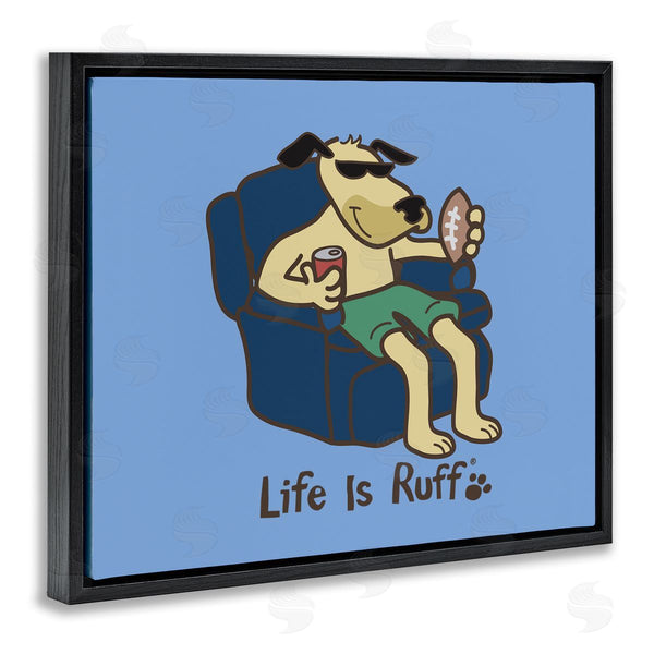 Stupell Industries LIR | Lounging Dog With Football Wall Art