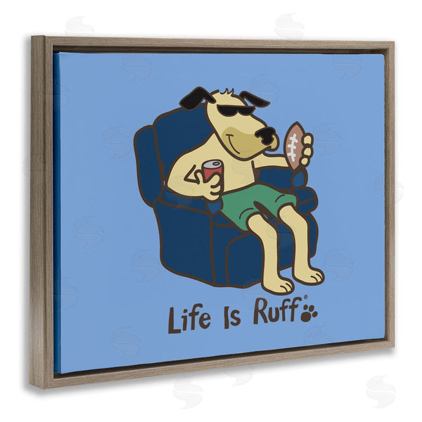 Stupell Industries LIR | Lounging Dog With Football Wall Art