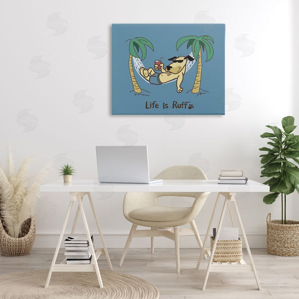 Stupell Industries LIR | Tropical Dog On Hammock Wall Art