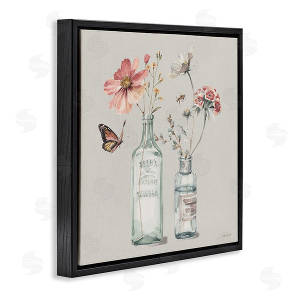 Stupell Industries Lisa Audit | Flower Jar Butterfly Painting