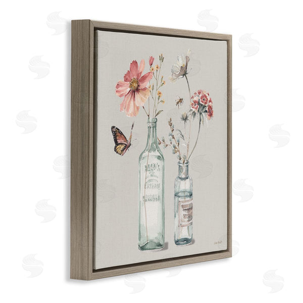 Stupell Industries Lisa Audit | Flower Jar Butterfly Painting