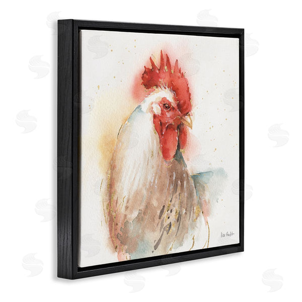 Stupell Industries Lisa Audit | Hen With Watercolor Splash
