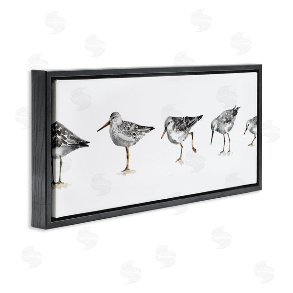 Stupell Industries Lisa Audit | Sandpiper Birds In Line Wall Art
