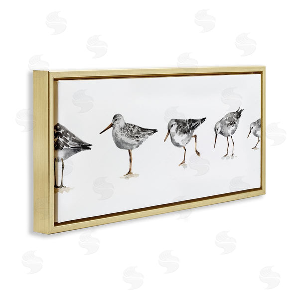Stupell Industries Lisa Audit | Sandpiper Birds In Line Wall Art