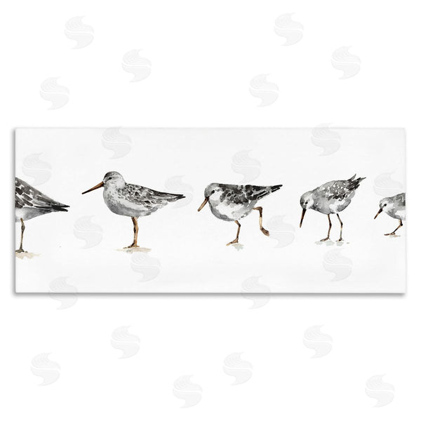 stupell industries Lisa Audit | Sandpiper Birds in Line Wall Art