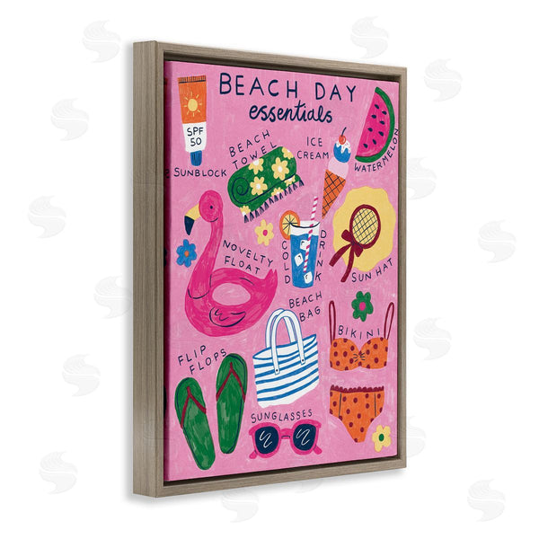 Stupell Industries Lisa Barlow | Beach Day Essentials