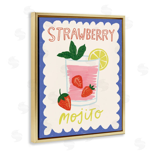 Stupell Industries Lisa Barlow | Strawberry Mojito Drink