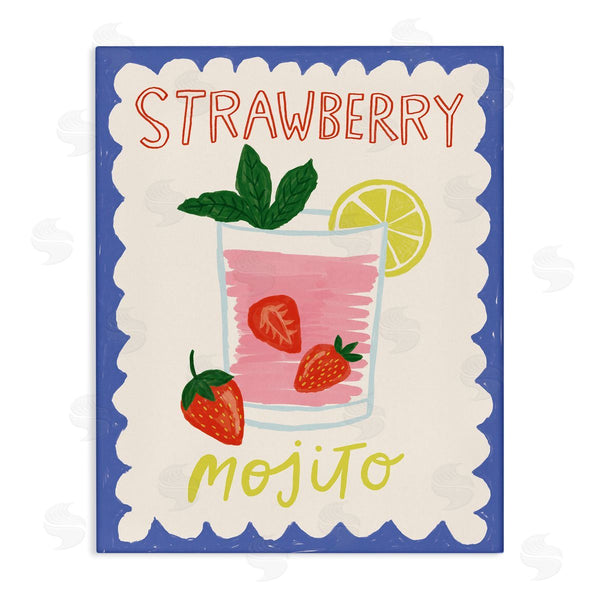 stupell industries Lisa Barlow | Strawberry Mojito Drink