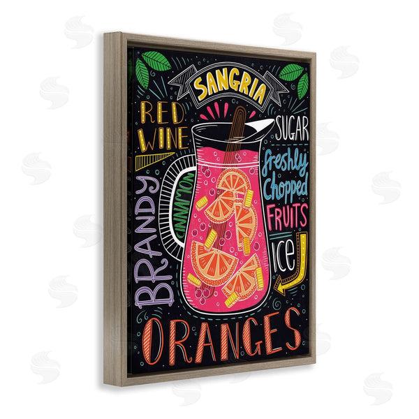 Stupell Industries Lisa Barlow | Summer Sangria Ingredient List