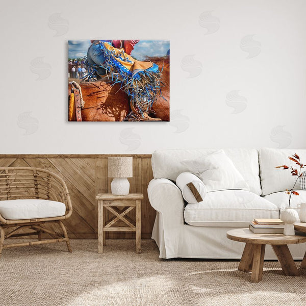 Stupell Industries Lisa Dearing | Cowboy At Rodeo Photography Wall Art