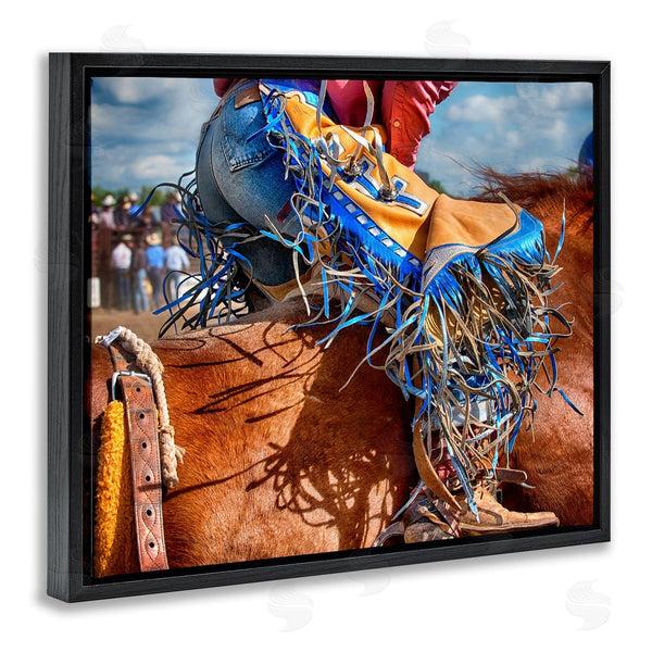 Stupell Industries Lisa Dearing | Cowboy At Rodeo Photography Wall Art