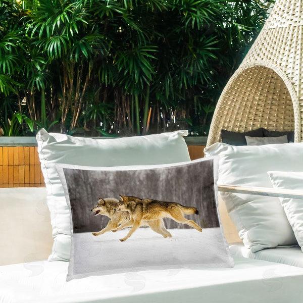 Stupell Industries Lisa Dearing | Dashing Wolves In Snow