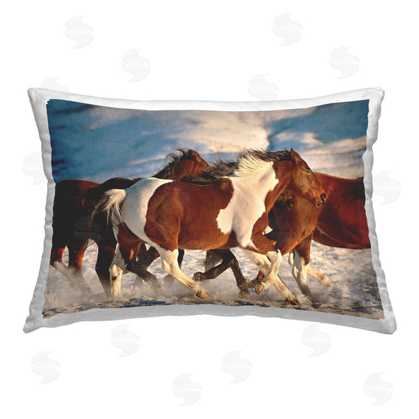 stupell industries Lisa Dearing | Horses Splashing Snow