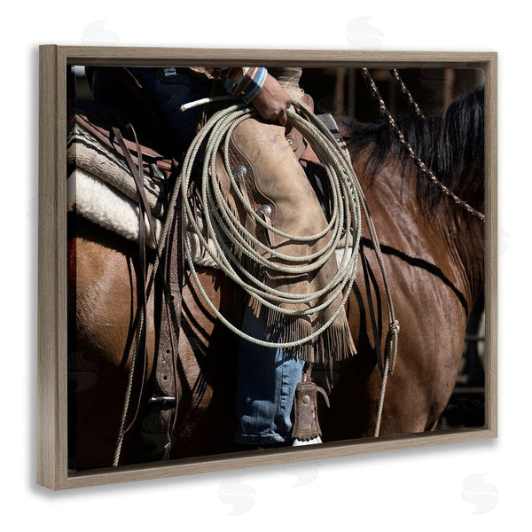Stupell Industries Lisa Dearing | Southwestern Cowboy & Lasso Wall Art