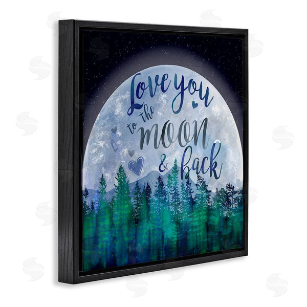 Stupell Industries Lisa Lane | Love You To The Moon Lunar Forest