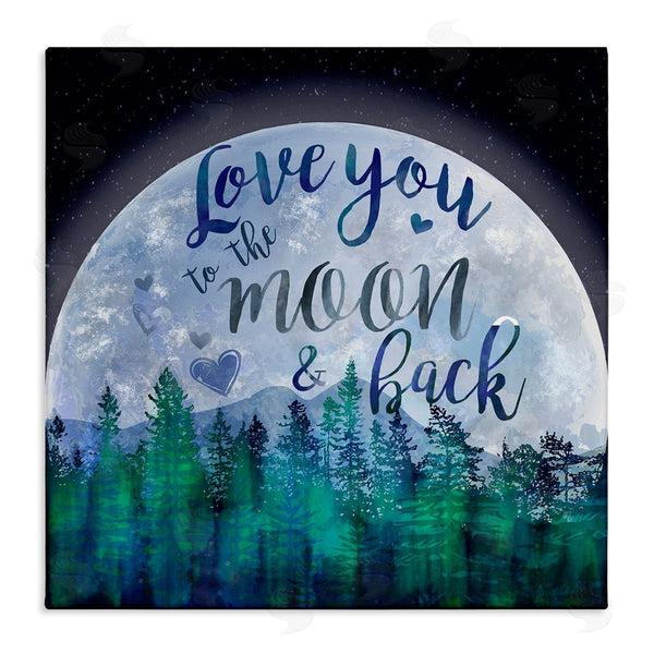stupell industries Lisa Lane | Love You to the Moon Lunar Forest