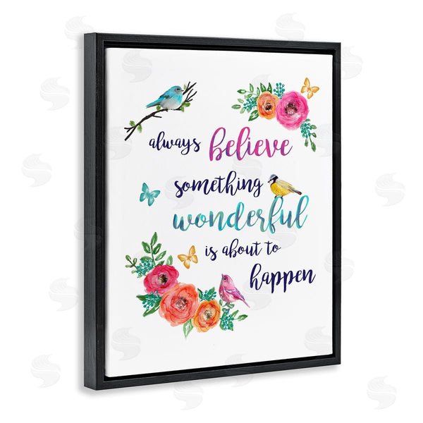 Stupell Industries Lisa Lane | Something Wonderful To Happen Birds