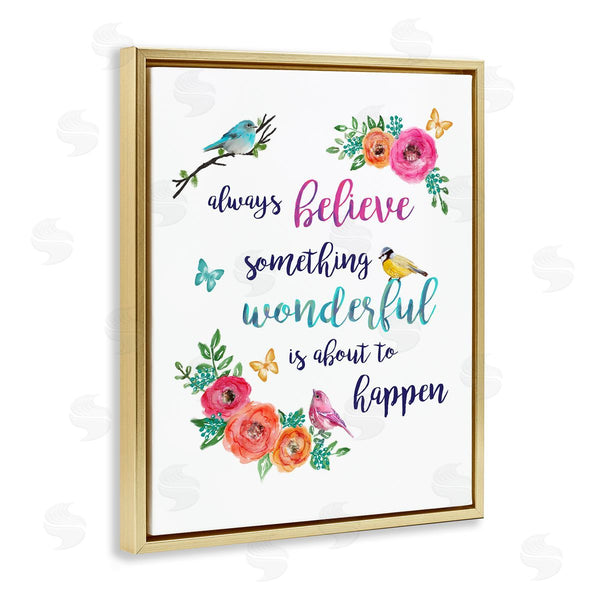 Stupell Industries Lisa Lane | Something Wonderful To Happen Birds