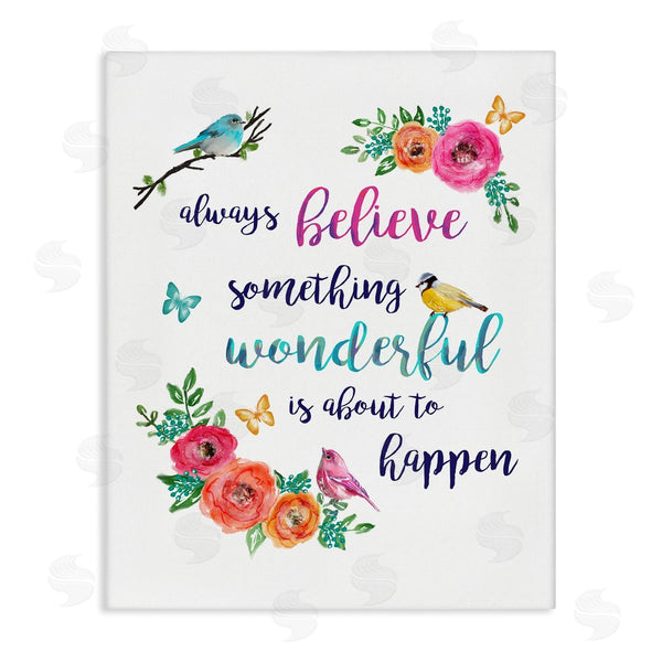 stupell industries Lisa Lane | Something Wonderful to Happen Birds