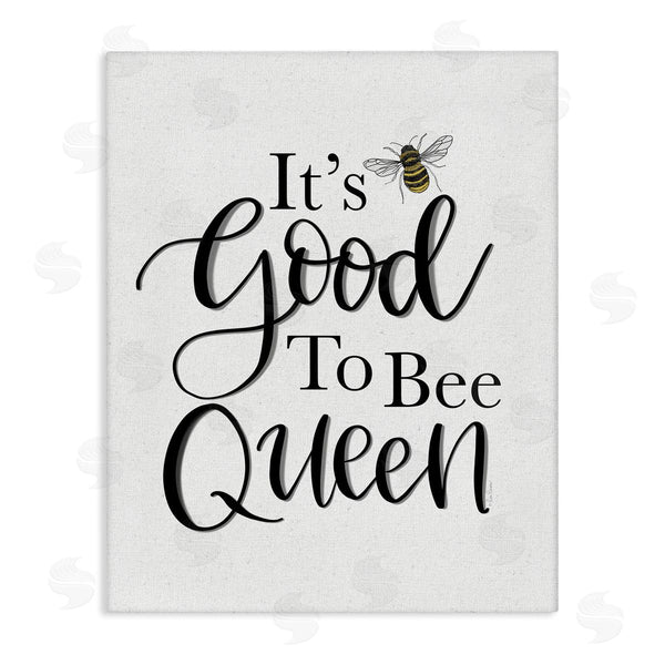 stupell industries Lisa Larson | Good To Bee Queen Bumble Insect Phrase Wall Art