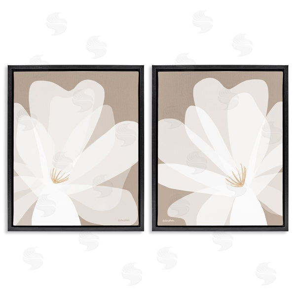 Stupell Industries Lisa Larson | White Boho Flowers Wall Art