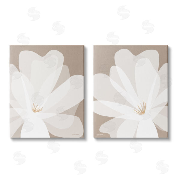 stupell industries Lisa Larson | White Boho Flowers Wall Art