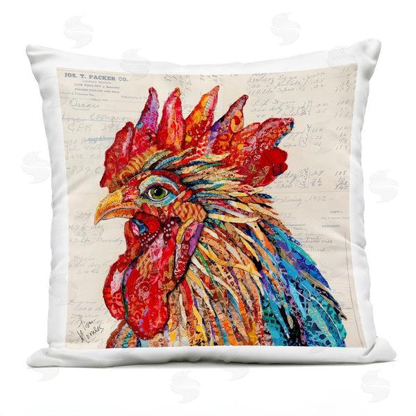 Stupell Industries Lisa Morales | Bold Patterned Rooster Printed Throw Pillow
