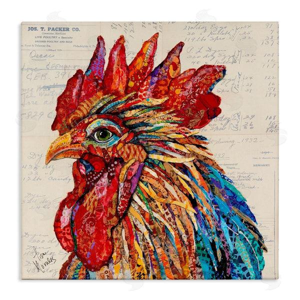 stupell industries Lisa Morales | Bold Patterned Rooster