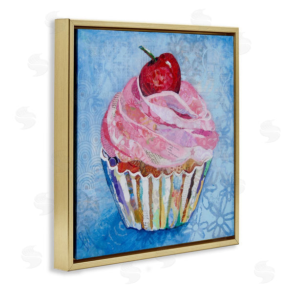 Stupell Industries Lisa Morales | Collage Patterned Cupcake
