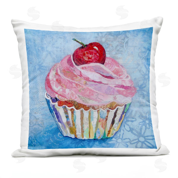 Stupell Industries Lisa Morales | Collage Patterned Cupcake Printed Throw Pillow