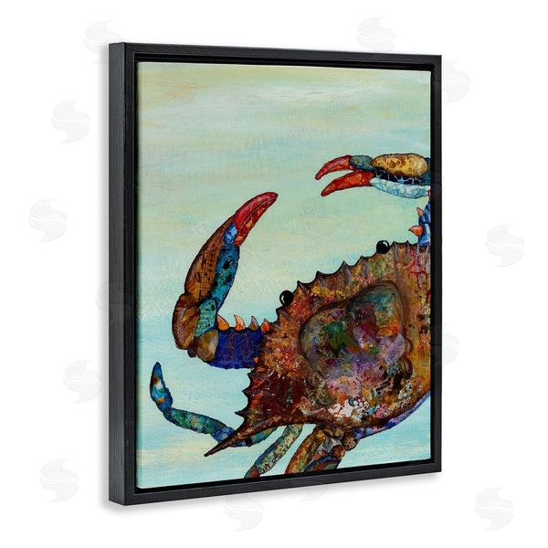 Stupell Industries Lisa Morales | Detailed Collage Crab