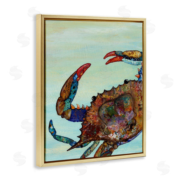 Stupell Industries Lisa Morales | Detailed Collage Crab