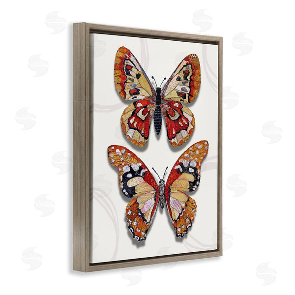 Stupell Industries Lisa Morales | Mosaic Pattern Butterfly Duo