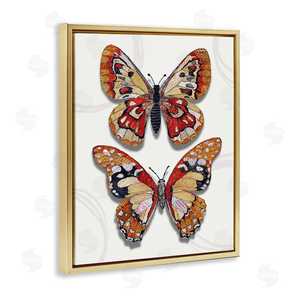 Stupell Industries Lisa Morales | Mosaic Pattern Butterfly Duo